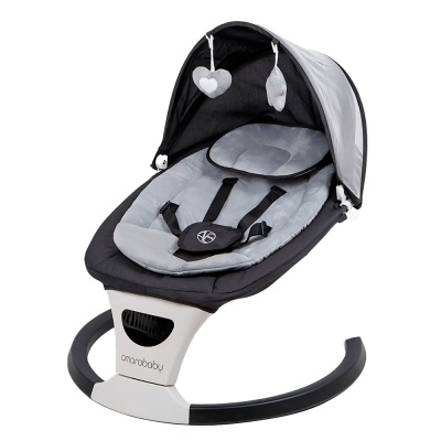 Качели электронные детские Amarobaby Teddy swing черные 1